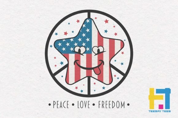 4th of July USA Peace Love Freedom SVG Review