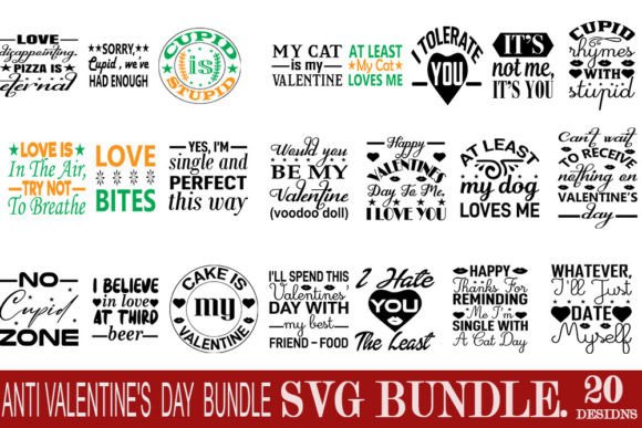 Anti Valentine s Day Bundle Svg Bundle Review