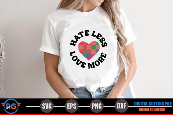 Hate Less Love More – Retro Pride SVG Review