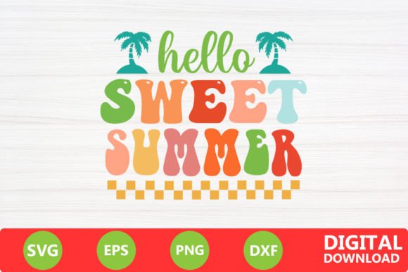 Hello SWeet Summer - Summer Retro SVG Review
