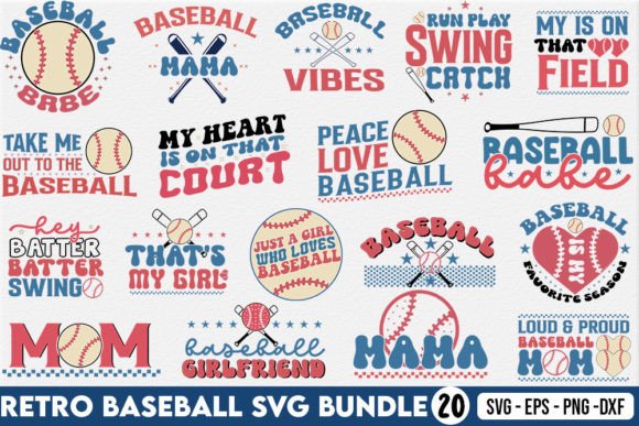 Retro Baseball SVG Bundle Review
