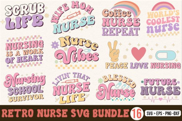 Retro Nurse SVG Bundle Review for Real Projects