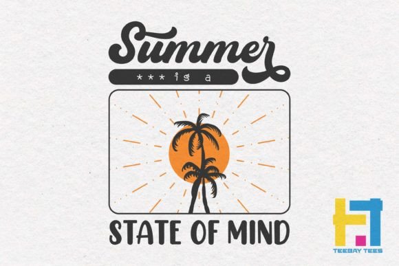 Vintage Summer State of Mind SVG Design